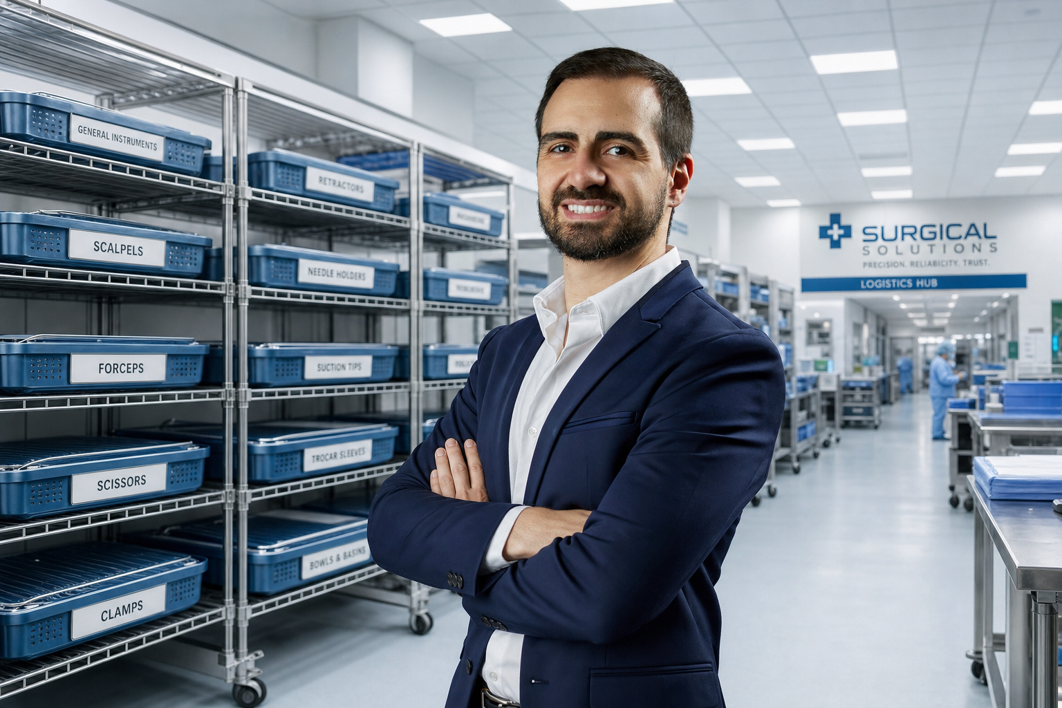 Centro de distribuição de material cirúrgico da Vértice OPME